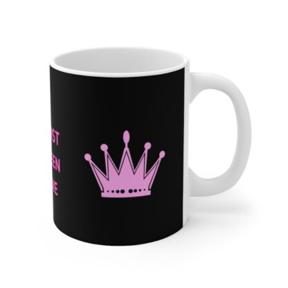 Who is against the Queen will Die Mug - Black & Pink